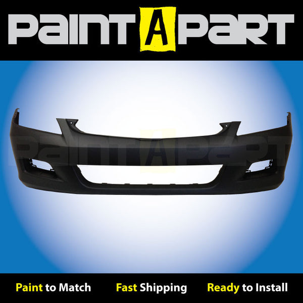 2006 2007 Honda Accord Sedan Front Bumper Painted Paint